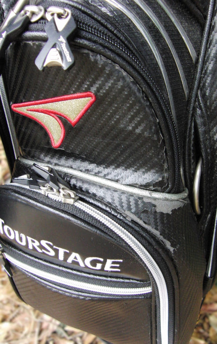 6 Division Bridgestone TourStage Carry Cart Tour Golf Clubs Bag