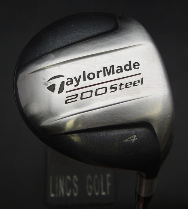 TaylorMade 200 Steel 4 Wood Stiff Graphite Shaft Golf Pride Grip