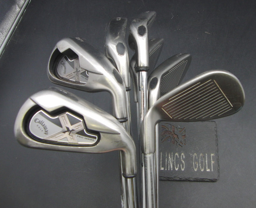 Set of 7x Callaway X-18 Pro Series 4-PW Irons Regular Steel Shafts*