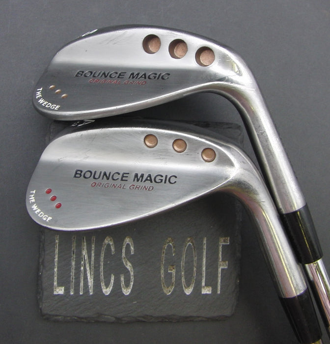 Set of 2 Bounce Magic Original Grind 52° Gap Wedge + 58° Sand Wedge