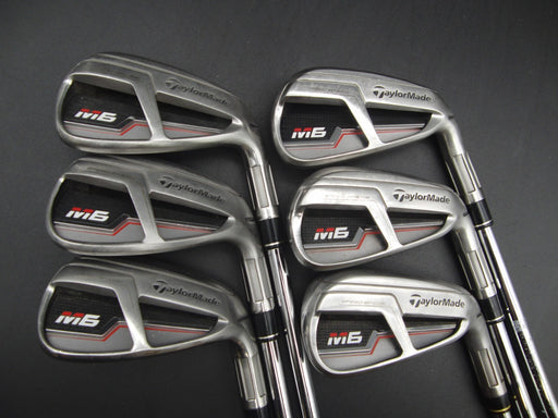Set of 6x TaylorMade M6 Irons 5-PW Stiff Steel Shafts With Grips*
