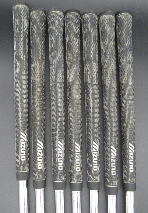 Set of 7x Mizuno T-Zoid COMP EZ Irons 4-PW Stiff Steel Shafts Mizuno Grips*