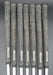 Set of 7x Mizuno T-Zoid COMP EZ Irons 4-PW Stiff Steel Shafts Mizuno Grips*