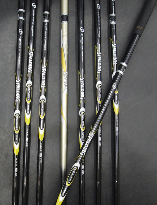 Set of 8x Spalding High Ball Irons 4-PW+AW Regular Graphite Shafts Spalding Grip