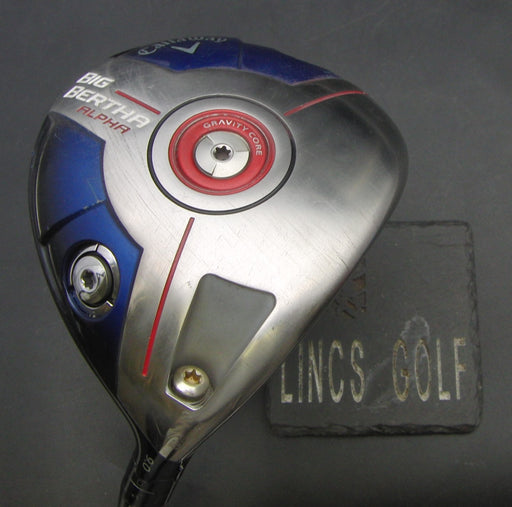Callaway Big Bertha Alpha 9° Driver Stiff Graphite Shaft Golf Pride Grip*