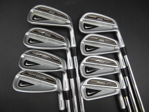 Set of 8x Nike CCi Forged Irons 3-PW Stiff Steel Shafts Mixed Grips *