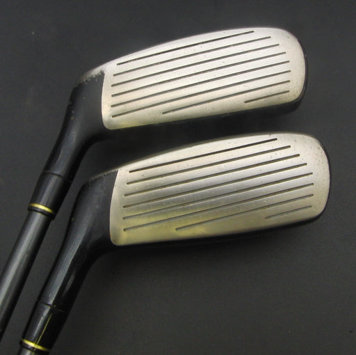 Set of 2 Ryobi Vigmedia Maraging 4 + 6 Hybrid Regular Graphite Shaft Black Grips