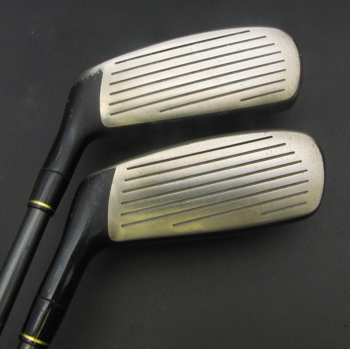 Set of 2 Ryobi Vigmedia Maraging 4 + 6 Hybrid Regular Graphite Shaft Black Grips