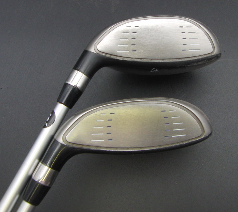 Set of 2 Cobra Fly-Z XL 3+5 Woods Stiff Graphite Shafts Cobra Grips*