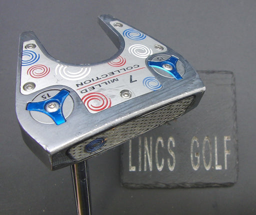 Odyssey Milled Collection 7 Putter Steel Shaft 87cm Length Psyko Grip*