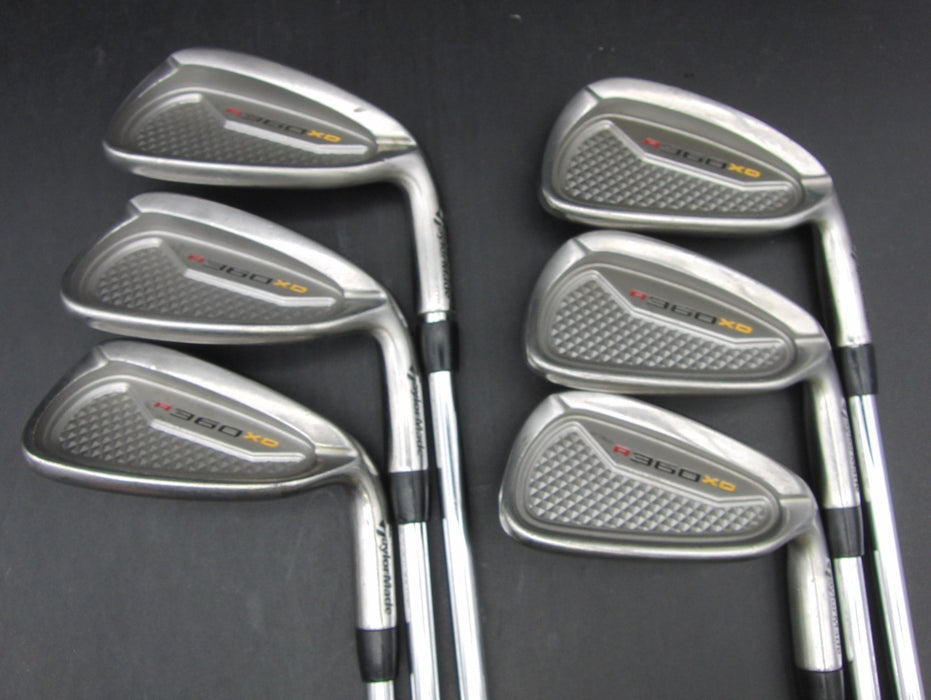 Set of 6x TaylorMade R360 XD 5-PW Irons Regular Steel Shafts Geoleap Grips