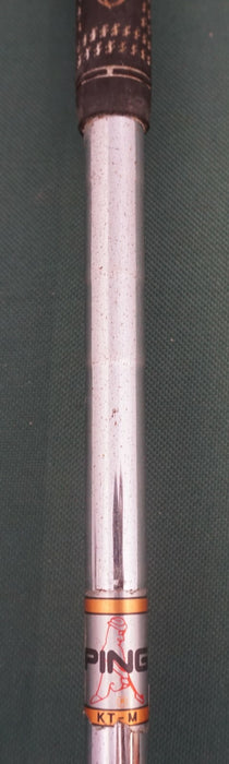 Left Handed Ping Zing Orange Dot 9 Iron Regular Steel Shaft Lamkin Grip