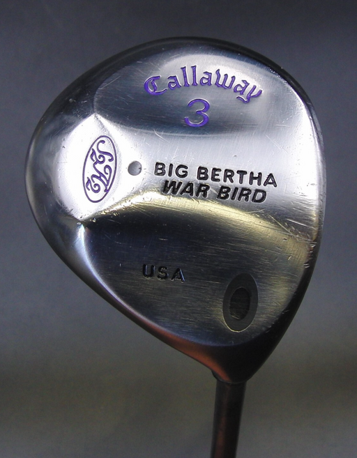 Ladies Callaway S2H2 Big Bertha War Bird 3 Wood Ladies Graphite Shaft Gems Grip