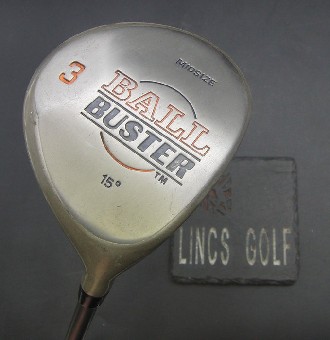 Golf Star Ball Buster Midsize 15° 3 Wood Regular Graphite Shaft Golf Star Grip