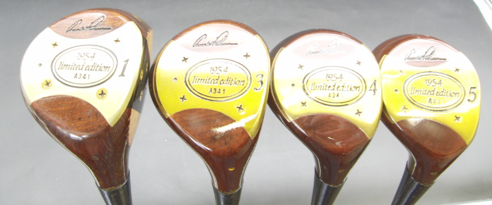 Set Of Arnold Palmer 1954 Limited Edition A341 1-SW + Driver + 3/4/5 Wood
