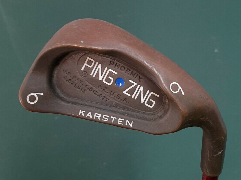 Ping Zing BeCu Beryllium Copper Blue Dot 6 Iron Regular Graphite Shaft Ping Grip
