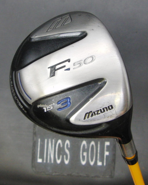 Mizuno F-50 15° 3 Wood Stiff Graphite Shaft Lamkin Grip