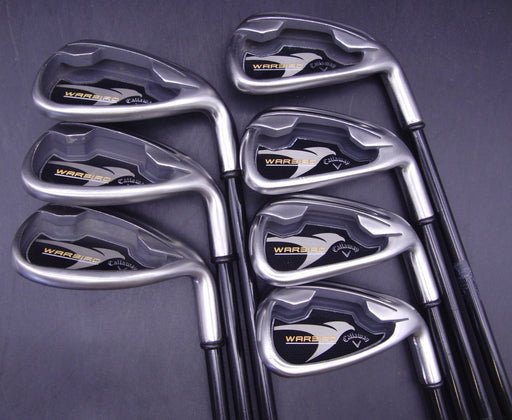 Set of 7x Callaway WarBird Irons 5-SW Regular Graphite Shafts Callaway Grips
