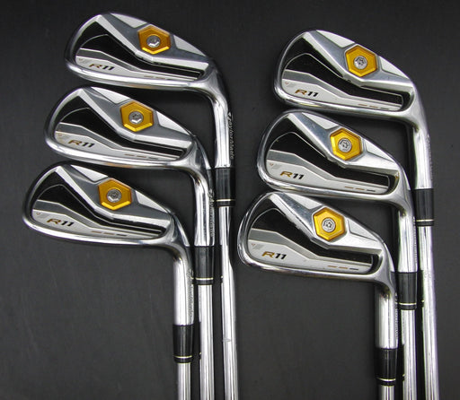 Set of 6x TaylorMade R11 5-PW Irons Stiff Steel Shafts TaylorMade Grips
