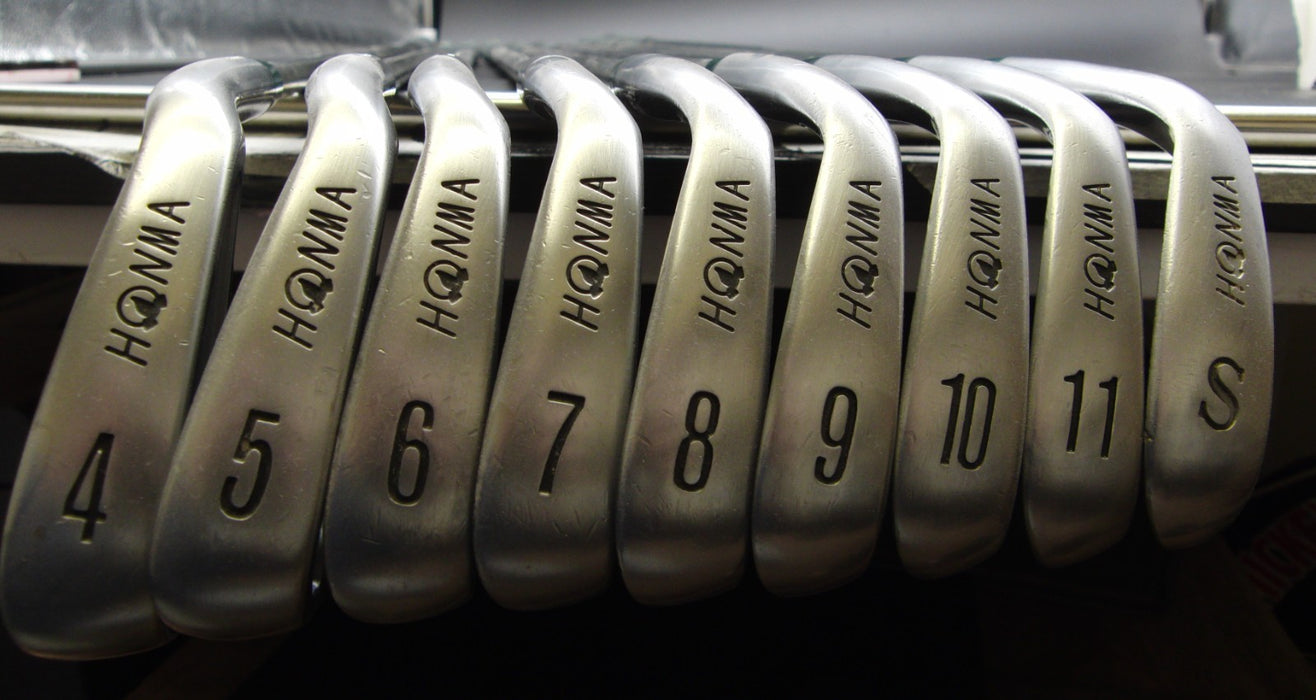 Set of 9x Ladies Honma LB-606 Irons 4-11+SW Ladies Graphite Shafts Honma Grips*