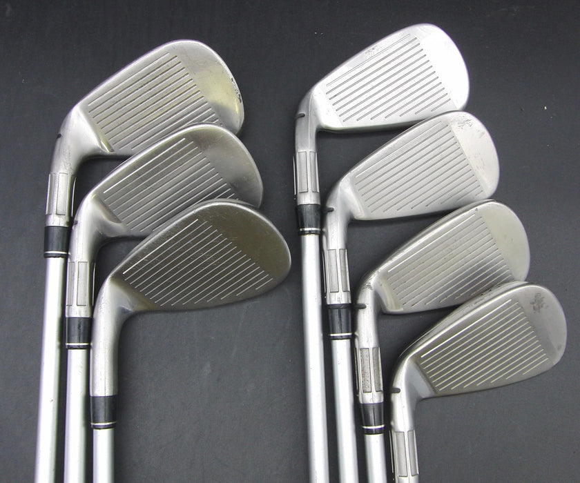 Set of 7x TaylorMade M6 5-SW Irons Stiff Graphite Shafts TaylorMade Grips