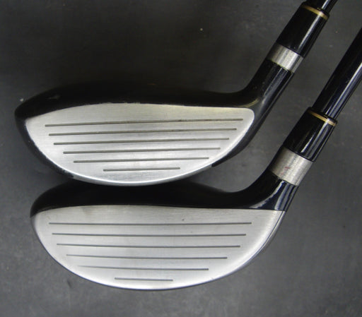 Set of 2 Bridgestone Tourstage FHT 3+5 Woods Stiff Graphite Shafts G/Pride Grips