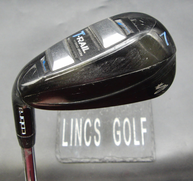 Left-Handed Cobra T-Rail Forged E9 7 Iron Regular Steel Shaft Cobra Grip