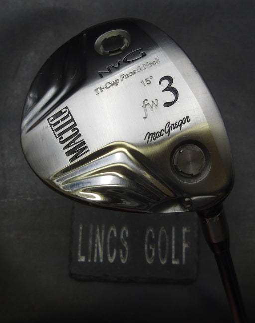 MacGregor Mactec NVG Ti-Cup Face 15° 3 Wood Regular Graphite Shaft MacTec Grip