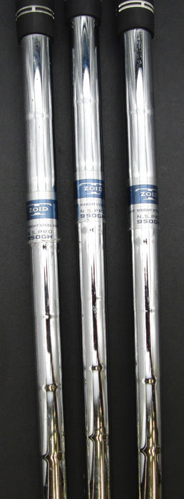 Set of 3 Mizuno T-Zoid MX-15 3+4+6 Irons Stiff Steel Shafts Mizuno Grips