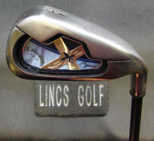 Ladies Callaway X18 Gems 4 Iron Ladies Graphite Shaft Callaway Grip