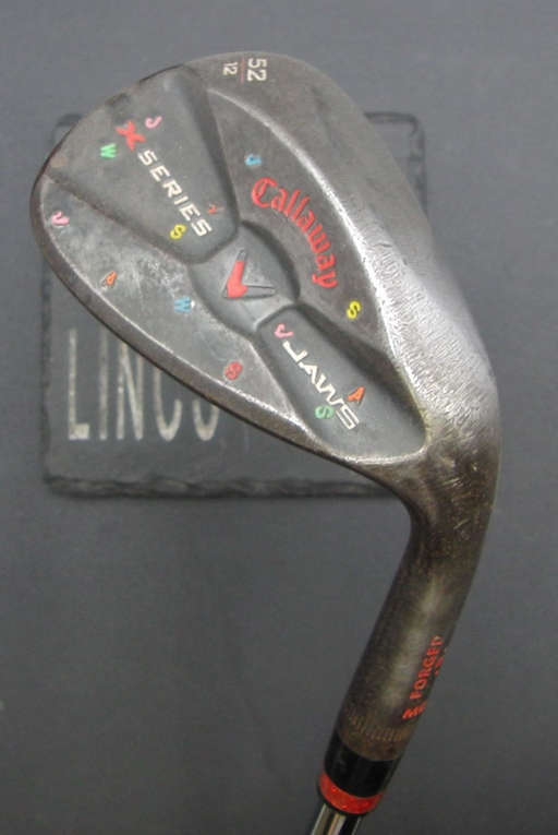 Callaway X Series Jaws 52° Gap Wedge Regular Steel Shaft Iomic Grip