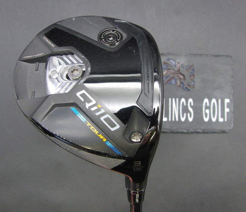 TaylorMade Qi10 Tour 15° 3 Wood Stiff Graphite Shaft Golf Pride Grip