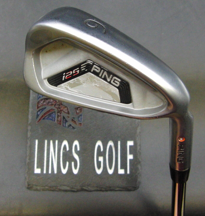 Ping i25 Orange Dot 6 Iron Stiff Steel Shaft Golf Pride Grip