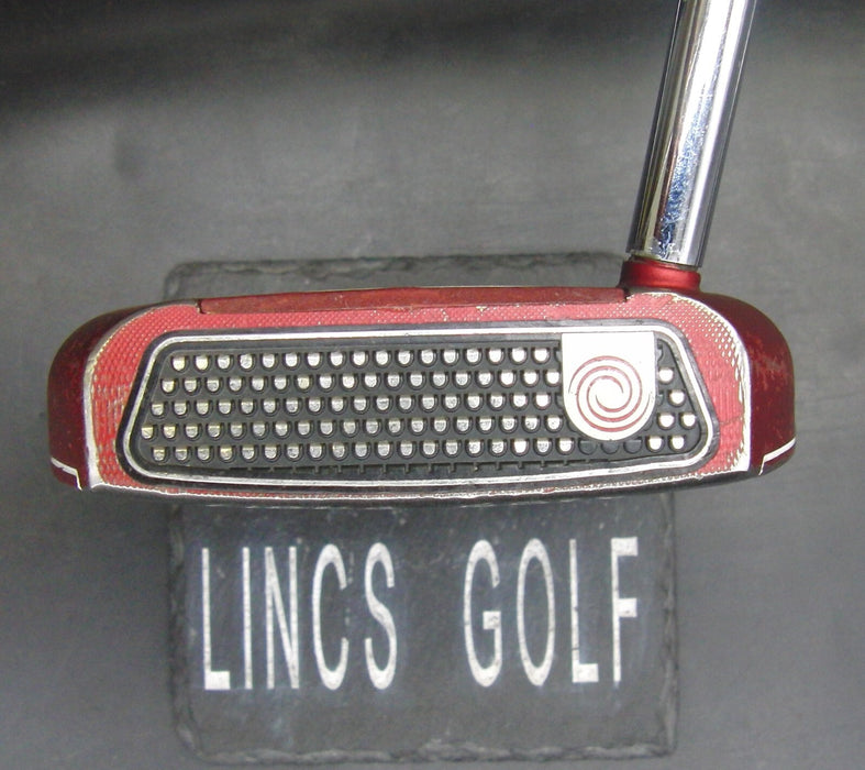 Odyssey O Works Red 2-Ball Fang Putter 81cm Length Steel Shaft SuperStroke Grip*