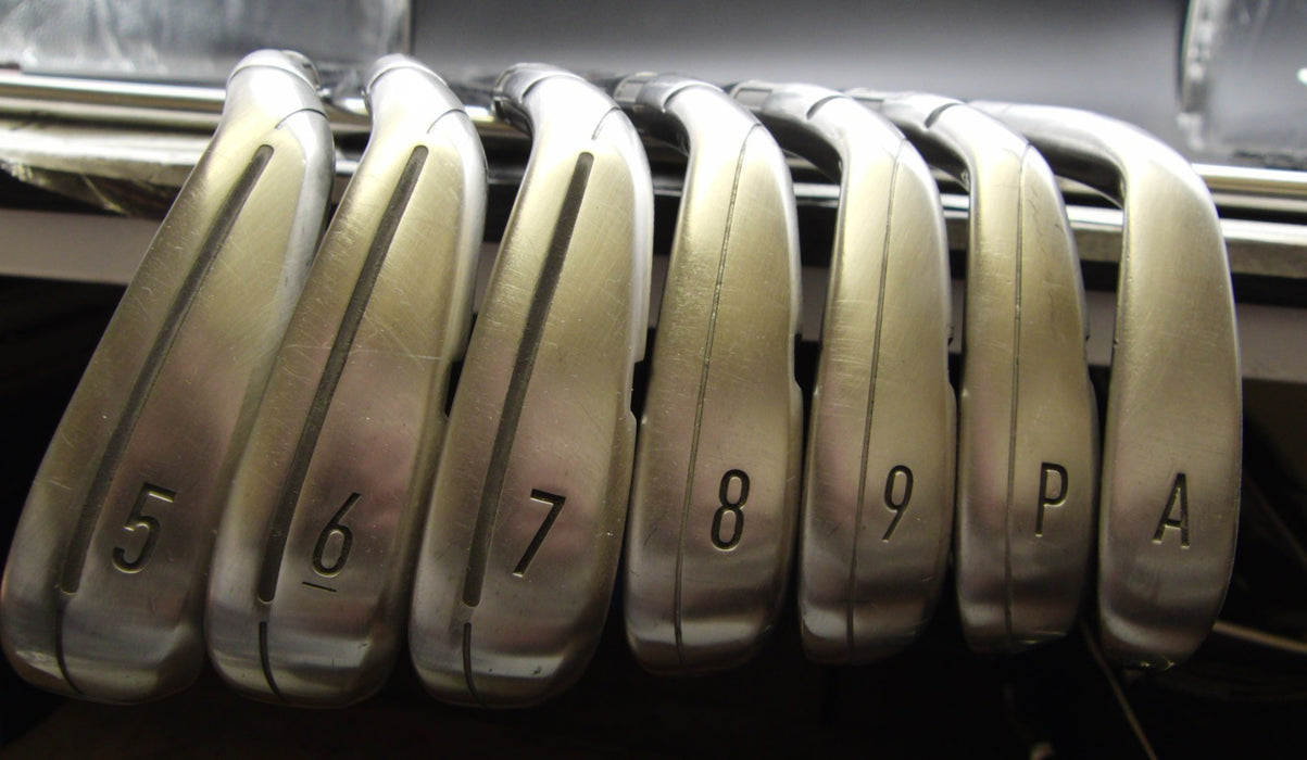 Set of 7x TaylorMade M4 Irons 5-PW+AW Stiff Steel Shafts With Grips*