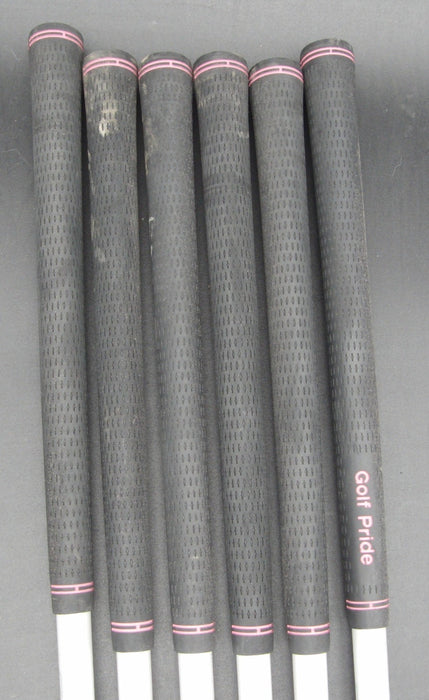 Set of 6x TaylorMade R9 Max Irons 5-PW Regular Graphite Shafts GolfPride Grips*