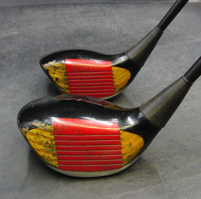 Set of 2 Ping Karsten 3+5 Woods Regular Graphite Shafts Izanahi Studio Grips