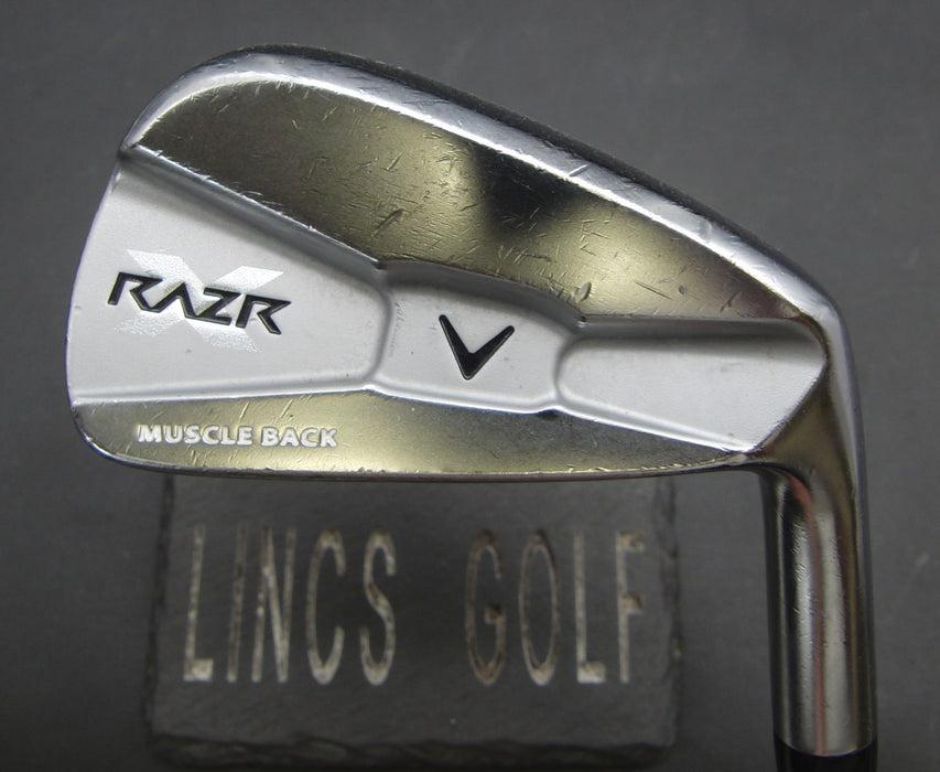 Callaway RAZR X Muscleback 6 Iron Stiff Steel Shaft Golf Pride Grip