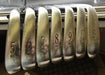 Set of 7 Mizuno Power Blade Irons 5-SW Stiff Graphite Shafts Royal Grips*