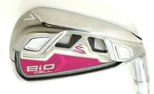 Ladies Cobra Bio Cell 7 Iron Womens Flex 55g Graphite Shaft