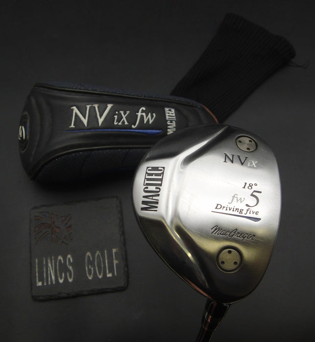 Macgregor Mactec NV iX 18° 5 Wood Stiff Graphite Shaft Winn Grip + Head Cover