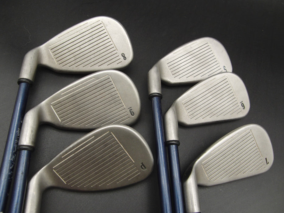 Set of 6x Callaway Big Bertha X-12 Irons 5-PW Stiff Graphite Shafts C/W Grips*