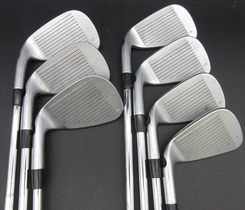 Set of 7x Ping Anser 2011 Black Dot 4-PW Irons Regular Steel Shafts NO 1 Grips