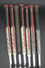 Set of 7x TaylorMade R360 XD 5-PW+AW Irons Regular Steel Shafts GolfPride Grips