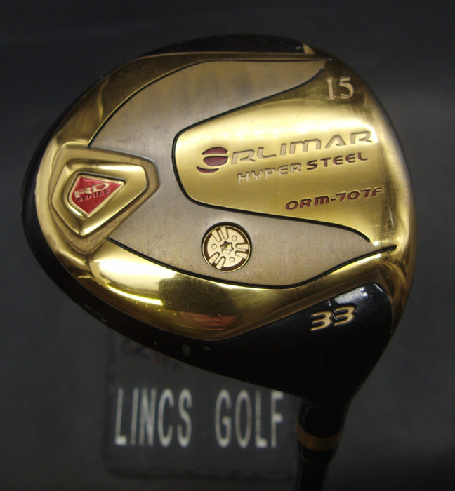 Orlimar Hyper Steel ORM-707F 33° 15 Wood Regular Graphite Shaft Orlimar Grip