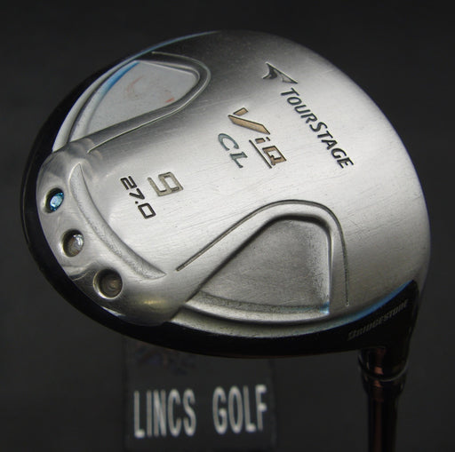 Ladies Bridgestone Tourstage ViQ CL 27° 9 Wood Ladies Graphite Shaft Iomic Grip