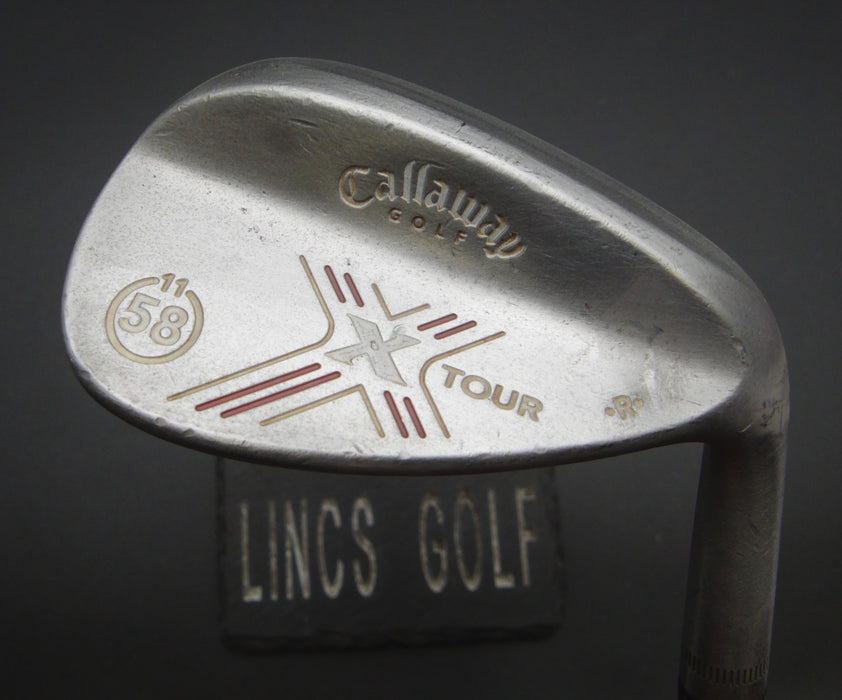 Callaway X Tour 58° Sand Wedge Extra Stiff Steel Shaft Callaway Pro Series Grip