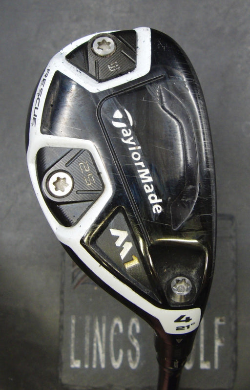 TaylorMade M1 Rescue 21° 4 Hybrid Stiff Graphite Shaft Golf Pride Grip