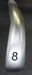 Ping G400 Black Dot 8 Iron Stiff Steel Shaft Golf Pride Grip