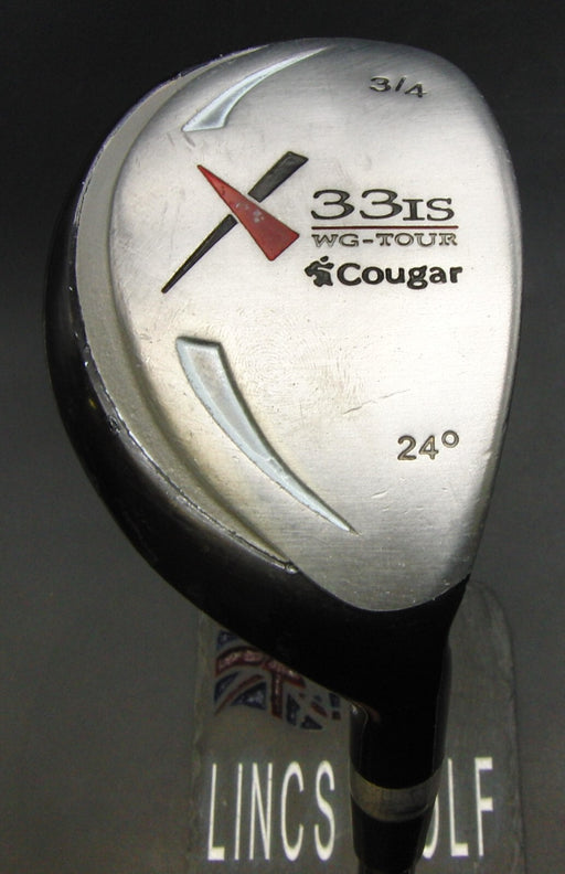 Cougar X 33is 24° Hybrid Regular Graphite Shaft Cougar Grip & cvXer Head Cover